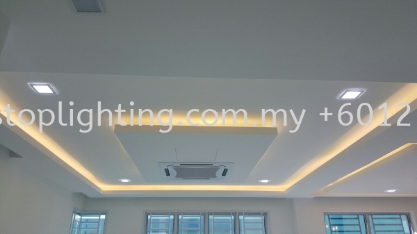 Plaster Celing Offer  Cornice Design Horizon Hill Johor Bahru JB Skudai Renovation | One Stop Lighting & Renovation