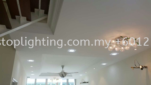 Plaster Ceiling Offer  Cornice Design The Seed,  Sutera Utama Johor Bahru JB Skudai Renovation | One Stop Lighting & Renovation