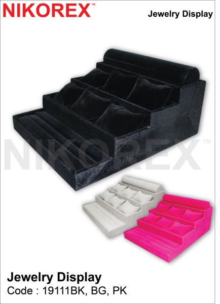 540002BK - Jewelry Tray 3 in 1 (BLACK) Watch Box and Display JEWELRY DISPLAYS Malaysia, Johor Bahru (JB), Kuala Lumpur (KL), Selangor, Melaka, Perak, Pahang, Singapore Supplier, Manufacturer, Supply, Supplies | Nikorex Display Products (M) Sdn Bhd