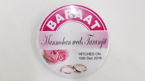 Wedding Button badge