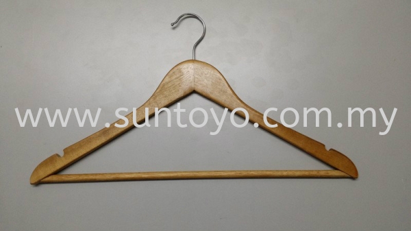 C3012 Wooden Hanger w/Bar Clothes Hangers Johor Bahru (JB), Malaysia, Johor Jaya, Taman Sentosa Supplier, Suppliers, Supply, Supplies | Suntoyo Enterprise (M) Sdn Bhd