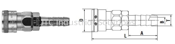 Nitto Socket SH Type (Hose Barb) Nitto Quick Coupler Socket Nitto Pneumatic Quick Coupler  Johor Bahru (JB), Malaysia Supplier, Suppliers, Supply, Supplies | JTC Industrial Solutions