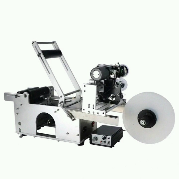 semi auto round bottle labelling machine c/w printer Labelling Machine Seri Kembangan, Selangor, Kuala Lumpur, KL, Malaysia. Supplier, Manufacturer, Repair | IAE Industries Trading & Services