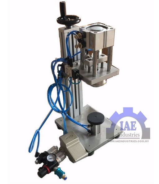 Semi auto perfume bottle crimping machine/ serum bottle capping machine Capping Machine Seri Kembangan, Selangor, Kuala Lumpur, KL, Malaysia. Supplier, Manufacturer, Repair | IAE Industries Trading & Services