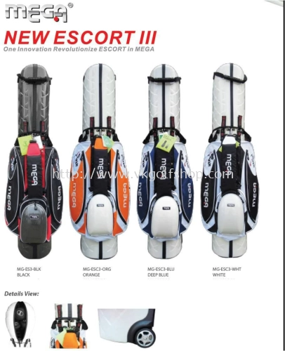 Golf Mega New ESCORT III HardCase Travelling Bag Cover