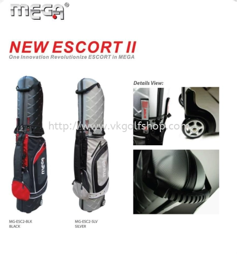 Golf Mega New ESCORT II HardCase Travelling Bag Cover