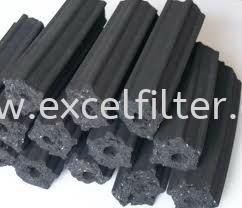 Smokeless Carbon & Briquette-Hexagon Shape