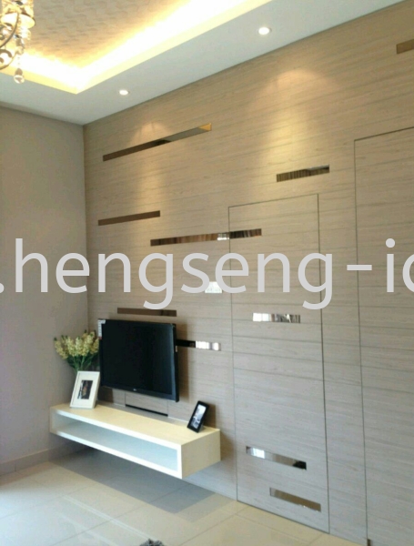  Reka Bentuk Dinding Ciri JB, Johor Bahru, Bandar Uda Utama Design, Service | Heng Seng Interior Design & Renovation