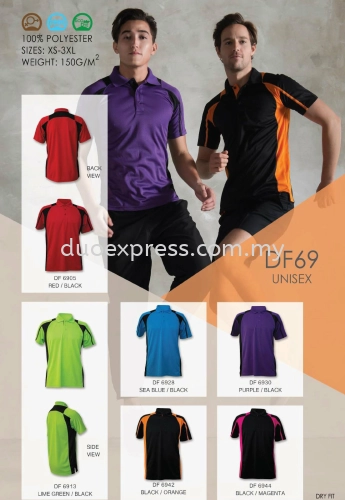 Polo T Shirt MicroFibre- Ready Made DF-69