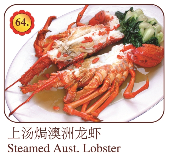 Steamed Aust. Lobster Lobster / Prawn Selangor, Malaysia, Kuala Lumpur (KL), Ampang Menu, Dishes | Mei Keng Fatt Seafood Restaurant Sdn Bhd