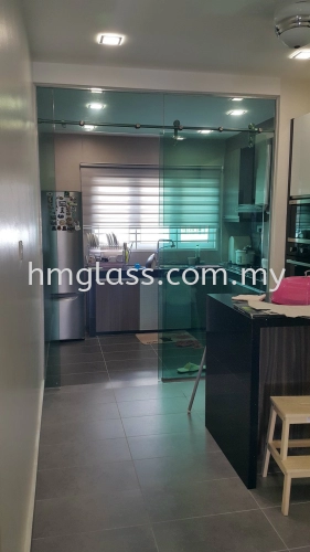 Sliding Glass Kitchen Door