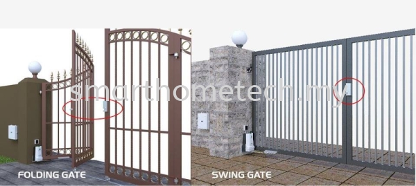 DCMOTO925W AUTO LOCK SWING / FOLDING GATE DC Moto Auto Gate Melaka, Malaysia Supplier, Supply, Supplies, Installation | SmartHome Technology Solution