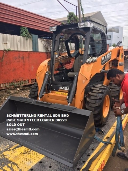 SCHMETTERLING CASE BOCAT SR220 SOLD OUT  Skid Steer Loader Sale Malaysia, Johor, Singapore, Selangor, Kuala Lumpur (KL), Penang Rental, Supplier | Schmetterling Rental Sdn Bhd