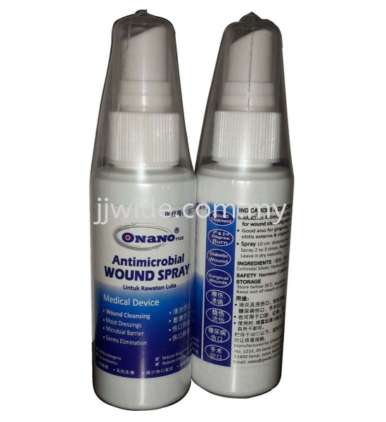 ONANOros® Antimicrobial Wound Spray (60ml): .. for diabetes foot ulcer (kencing manis) -burn treatment  -Infection  -radiation burn caused of cancer theraphy WOUND CARE Senai, Johor, Malaysia Supply, Supplier, Suppliers | JJWIDE Biotrade