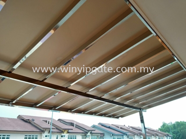  Stainless Steel BA Awning With Aluminium Composite Panel  Selangor, Malaysia, Balakong, Kuala Lumpur (KL) Service, Supplier, Supply, Installation | Win Yip Gate & Roof Sdn Bhd