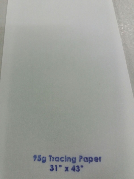 Tracing Paper 95g Tracing Paper Kuala Lumpur (KL), Malaysia, Selangor, Sungai Besi Supplier, Suppliers, Supply, Supplies | Design Line Sdn Bhd