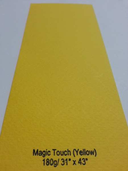Magic Touch Yellow 180g 31"x43" Texture Paper Kuala Lumpur (KL), Malaysia, Selangor, Sungai Besi Supplier, Suppliers, Supply, Supplies | Design Line Sdn Bhd