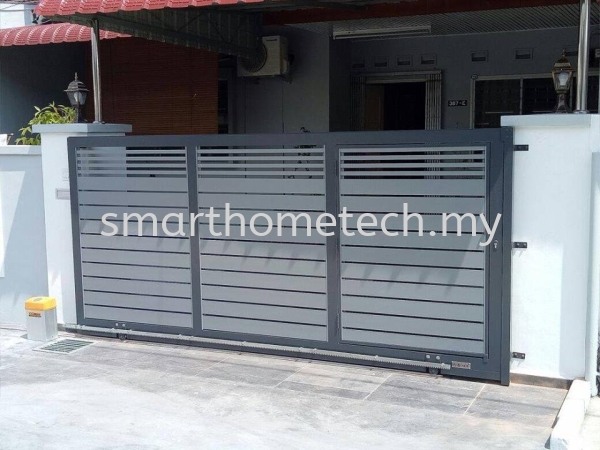 Fully Aluminium Gate 100% Fully Aluminium Gate (Smartgate) Aluminium Gate Melaka, Malaysia Supplier, Supply, Supplies, Installation | SmartHome Technology Solution