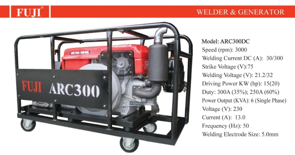 Fuji Welder Generator Model: ARC300DC C003 Engine (Honda, Yamaha, Fujipower, Robin, Launtop)  Welding Equipment Selangor, Malaysia, Kuala Lumpur (KL), Seri Kembangan, Setapak, Kajang Supplier, Suppliers, Supply, Supplies | Knight Auto Sdn Bhd