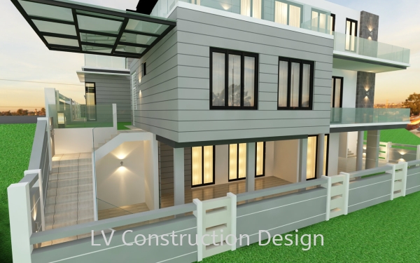  Outdoor 3D Design Johor Bahru (JB), Malaysia Design | LV Construction Design Sdn Bhd