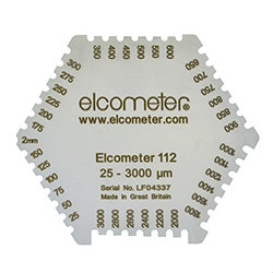 Elcometer 112AL Punched Aluminium Wet Film Combs Wet Film and Powder Coating Inspection Equipment (Elcometer) Selangor, Malaysia, Kuala Lumpur (KL), Puchong Supplier, Suppliers, Supply, Supplies | Ezumax Enterprise