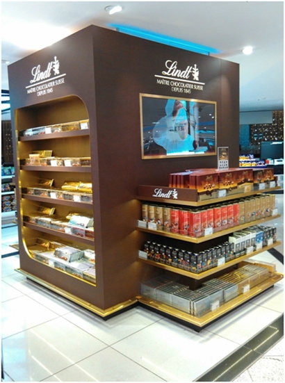 Lindt @ Mumbai Gondola / Wallbay Duty Free / Travel Retail Kuala Lumpur (KL), Malaysia, Selangor Design, Service | Thinkers Strategy Sdn Bhd