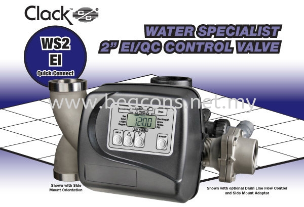 Clack Valve WS2 Control Valve Selangor, Malaysia, Kuala Lumpur (KL), Puchong Supplier, Suppliers, Supply, Supplies | Beacons Equipment Sdn Bhd