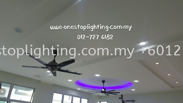  Plaster Ceiling Cornice Pulai Hijauan Johor Bahru JB Skudai Renovation | One Stop Lighting & Renovation