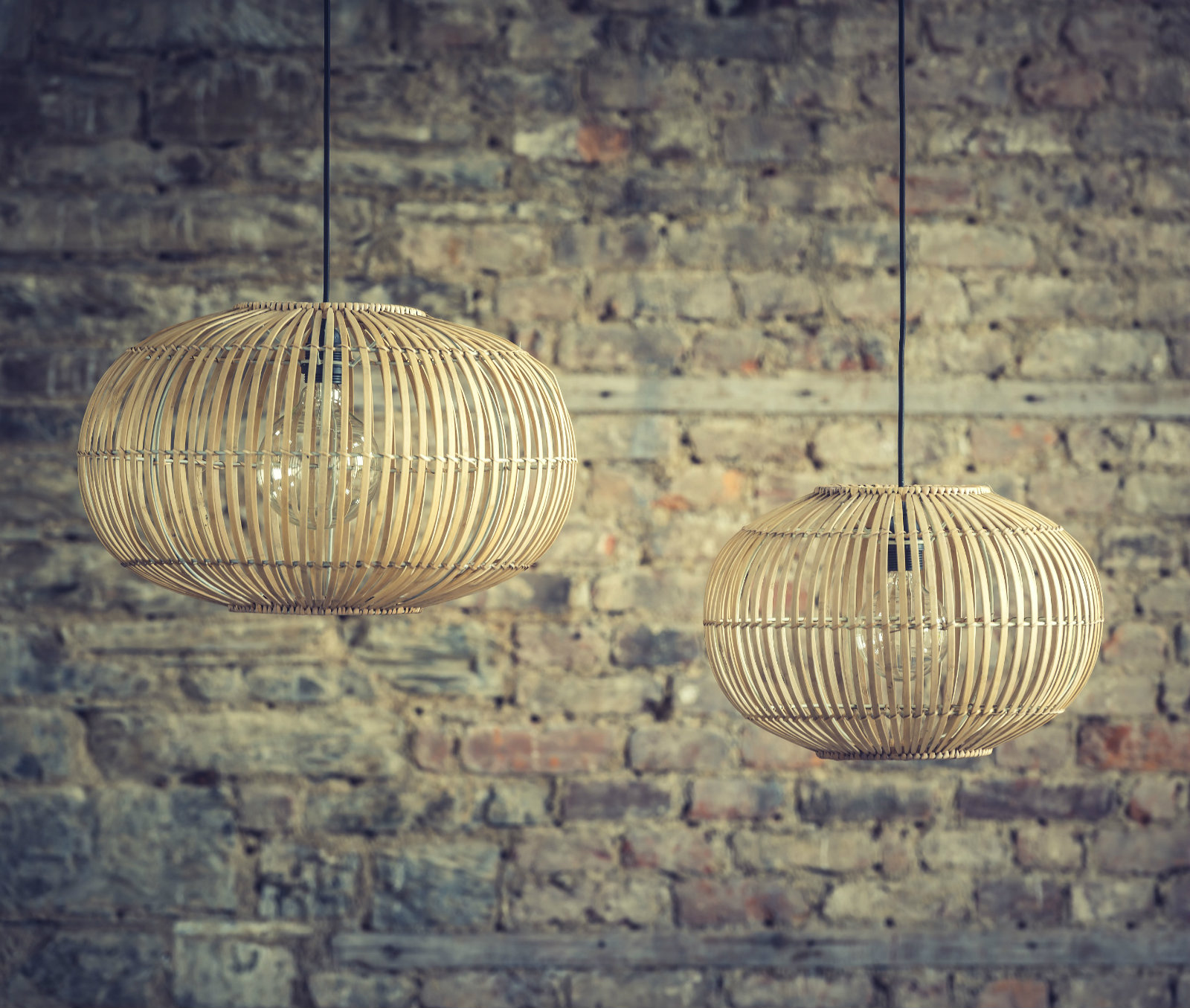 HAN 049 - BAMBOO CUSTOM MADE LAMP SHADE