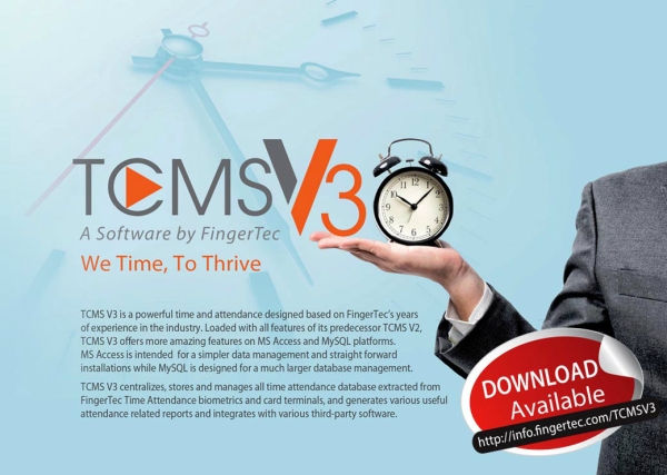 TCMS V3 Time Attendance Fingertec Software & SDK Johor Bahru (JB), Malaysia Supplier, Supply, Supplies, Installation | NewVision Systems & Resources Sdn Bhd