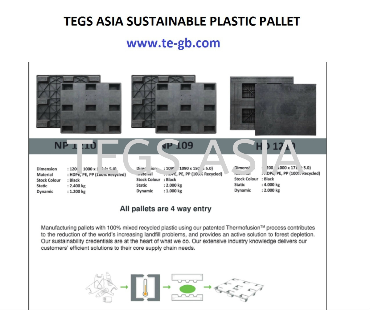 Stack Able Plastic Pallet Plastic Pallet Packaging Johor Bahru Jb Malaysia Supply Supplier Suppliers Tegs