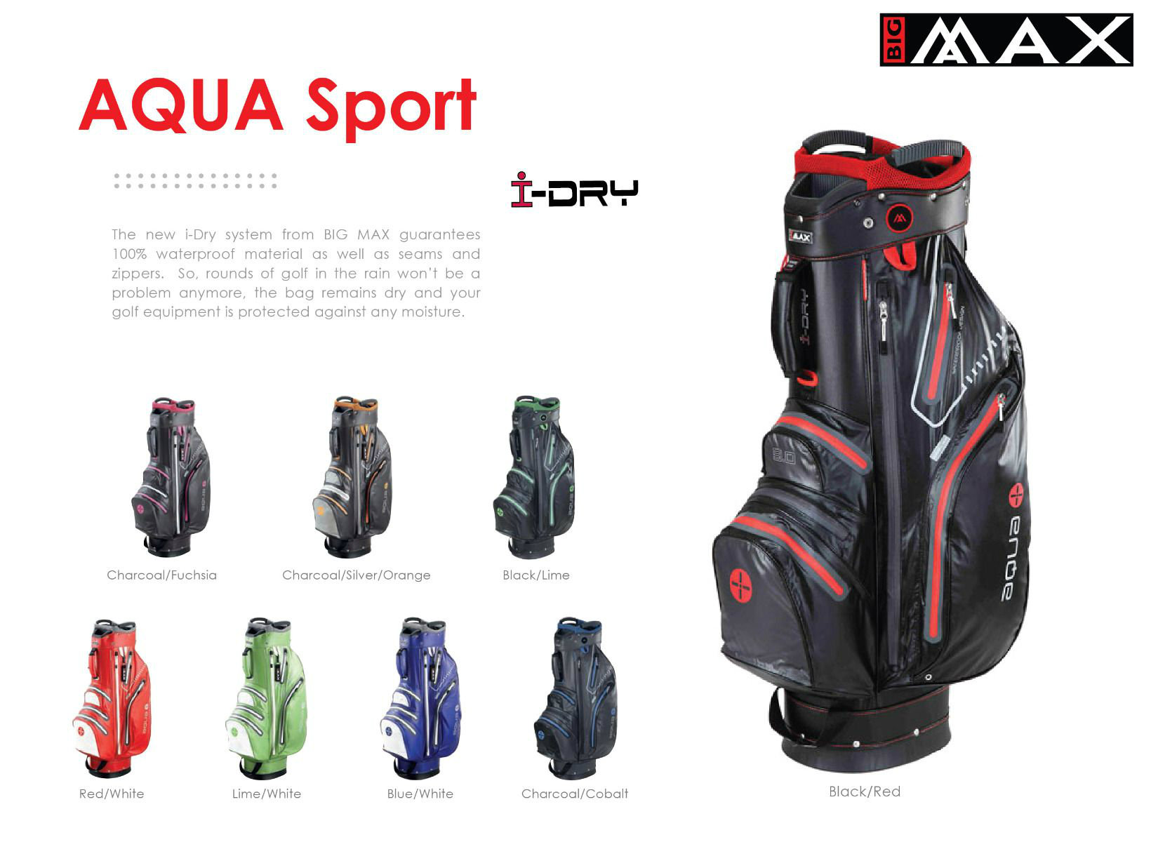 BIG MAX CART BAG AQUA SPORT