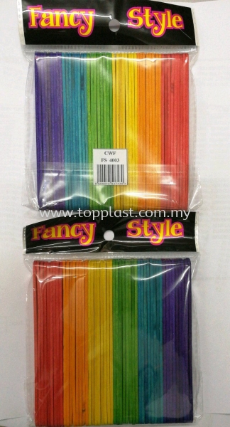 FS4003 IceCream Colourful Stick Small DIY Art Work Penang, Malaysia Supplier, Manufacturer, Supply, Supplies | Top Plast Enterprise