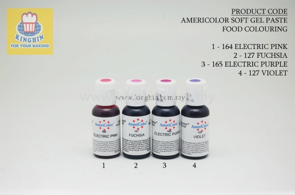  AmeriColor Gel Colouring Food Colouring Melaka, Malaysia Supplier, Suppliers, Supply, Supplies | Kinghin Sdn Bhd