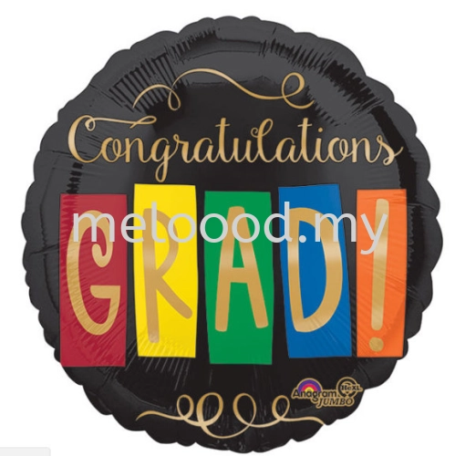 Foil 18" Anagram Congrat grad