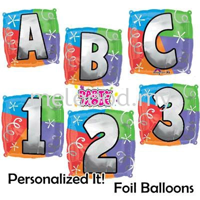 Anagram Foil18" No.1 & 2