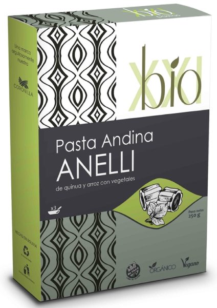 Rice and Quinoa Pasta ANDEAN ANELLI with vegetable Pasta Coronilla Malaysia, Selangor, Kuala Lumpur (KL) Distributor, Wholesaler, Supplier, Supply | Ballun Distribution (M) Sdn Bhd