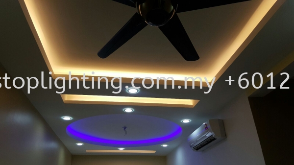  Promosi Cornice Siap Wiring ~ BLK A 04-XX, D' Secret Garden ,Kempas Indah Johor Bahru JB Skudai Renovation | One Stop Lighting & Renovation