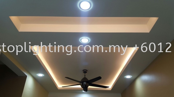  Promosi Cornice Siap Wiring ~ BLK A 04-XX, D' Secret Garden ,Kempas Indah Johor Bahru JB Skudai Renovation | One Stop Lighting & Renovation