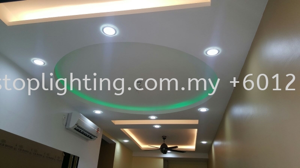  Promosi Cornice Siap Wiring ~ BLK A 04-XX, D' Secret Garden ,Kempas Indah Johor Bahru JB Skudai Renovation | One Stop Lighting & Renovation