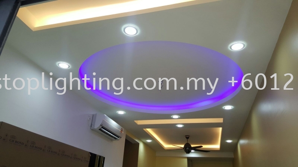  Promosi Cornice Siap Wiring ~ BLK A 04-XX, D' Secret Garden ,Kempas Indah Johor Bahru JB Skudai Renovation | One Stop Lighting & Renovation