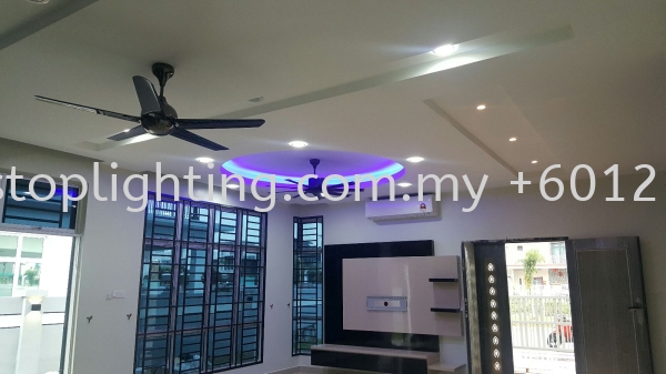  Promosi Cornice Siap Wiring ~ Jalan Palma 7Pulai Hijauan Johor Bahru JB Skudai Renovation | One Stop Lighting & Renovation