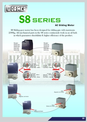 S8 SLIDING MOTOR