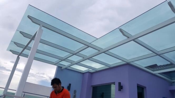  Glass Canopy Malaysia, Selangor, Kuala Lumpur (KL), Batu Caves Supplier, Supply, Installation, Service | Hup Hing Aluminium Sdn Bhd