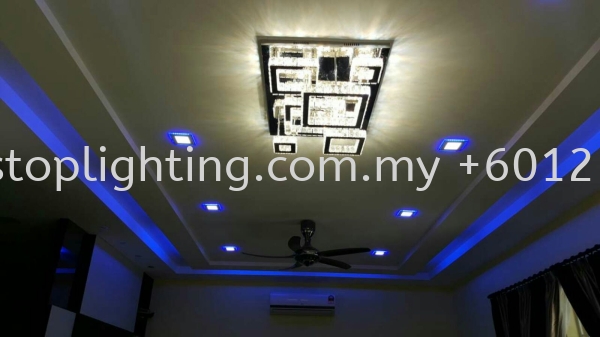  Skudai Promosi Cornice & Plaster Ceiling Siap Wiring Johor Bahru JB Skudai Renovation | One Stop Lighting & Renovation