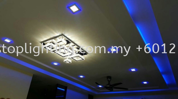  Skudai Promosi Cornice & Plaster Ceiling Siap Wiring Johor Bahru JB Skudai Renovation | One Stop Lighting & Renovation