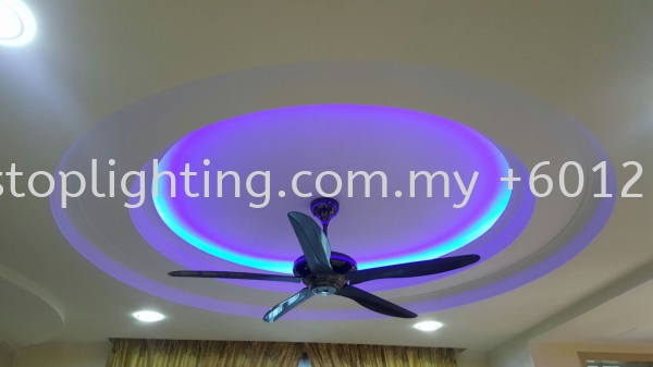  JB Promosi Cornice & Plaster Ceiling Siap Wiring Johor Bahru JB Skudai Renovation | One Stop Lighting & Renovation