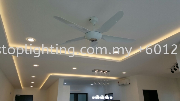  JB Promosi Cornice & Plaster Ceiling Siap Wiring Johor Bahru JB Skudai Renovation | One Stop Lighting & Renovation