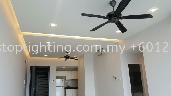  Promosi Cornice & Plaster Ceiling Siap Wiring ~ Senibong Cove Johor Bahru JB Skudai Renovation | One Stop Lighting & Renovation