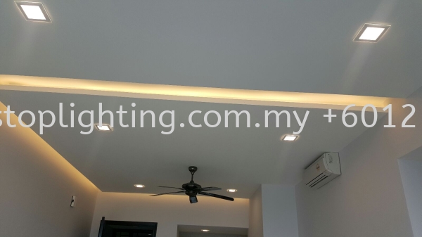  Promosi Cornice & Plaster Ceiling Siap Wiring ~ Senibong Cove Johor Bahru JB Skudai Renovation | One Stop Lighting & Renovation